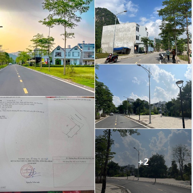 BÁN LÔ ĐẤT NỀN ĐẸP 3 MẶT TIỀN NẰM TRONG DỰ ÁN ZEN VILLAGE Ở TỔ 12, PHƯỜNG HỮU NGHỊ, TP. HÒA BÌNH