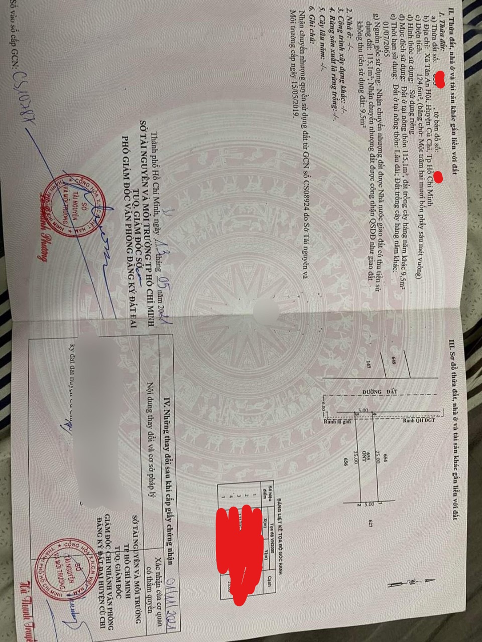 Do Nợ NH Chủ gửi bán gấp lô đất 387/1 Tân An Hội, Củ Chi