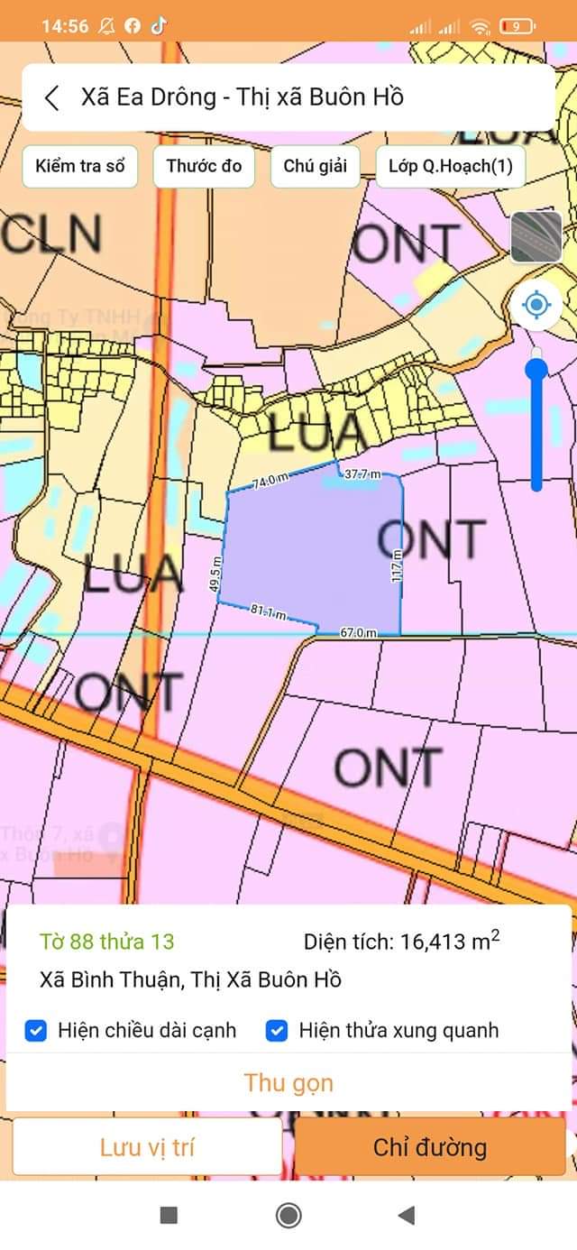 Chính chủ cần bán đất tại Thị Xã Buôn Hồ, Tỉnh Đăk Lăk