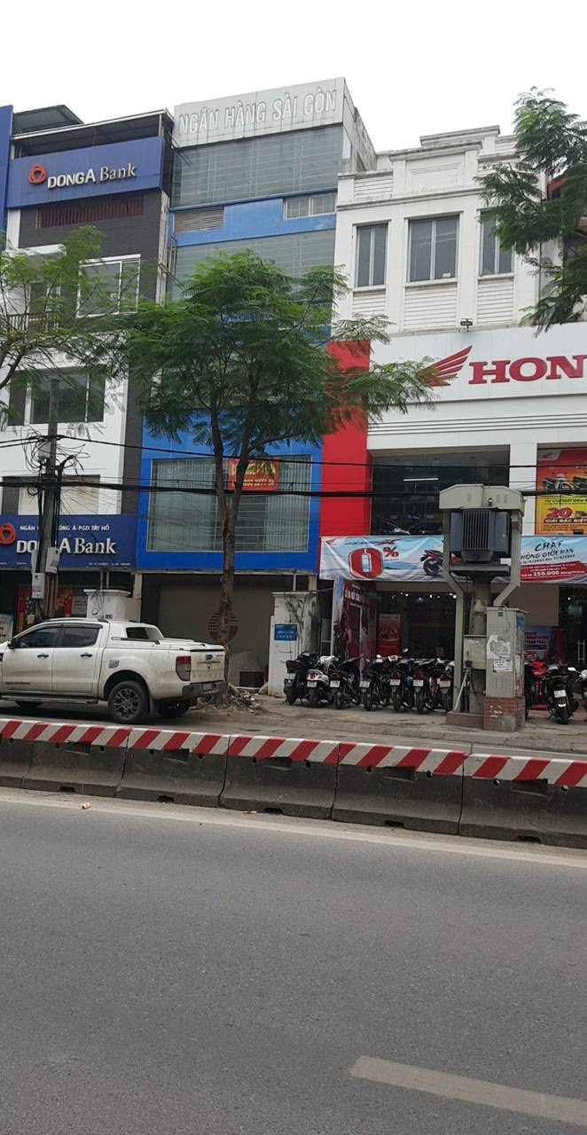 Cho thuê nhà MP Lạc Long Quân, DT 150m x 8 tang, MT 8m, mới xây, có thang máy, có hầm