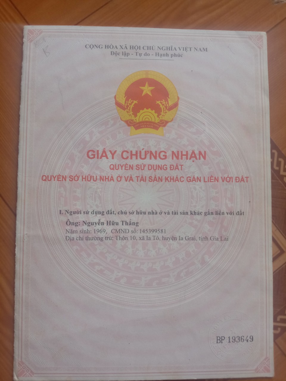 Chính chủ cần bán đất tại Thôn 10, Xã Ia Tô, Huyện Ia Grai, Tỉnh Gia Lai