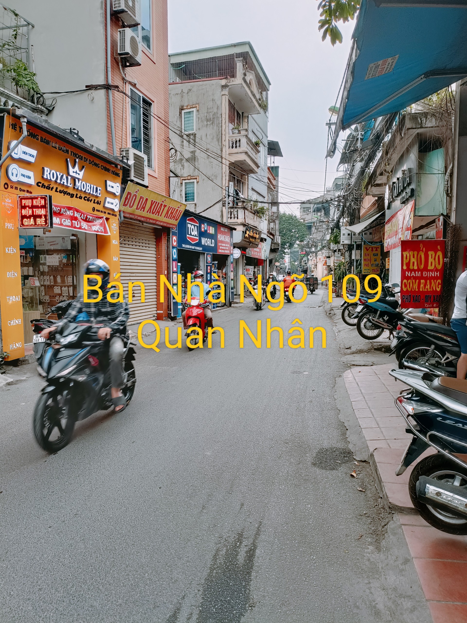 Bán nhà Quan Nhân, quận Thanh Xuân 5 Tầng , Ngõ Thông, 50m Chỉ 5.2 tỷ