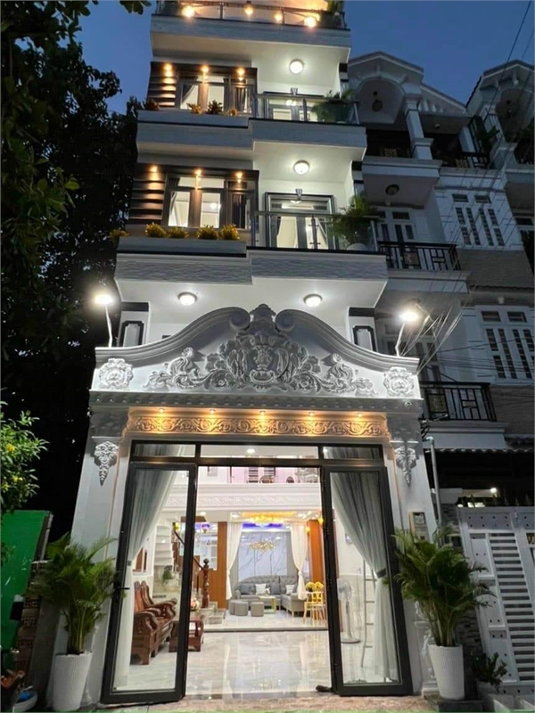 Siêu phẩm 5 tầng 73m2 - full nội thất xịn - xe hơi tới cửa - nhà bè