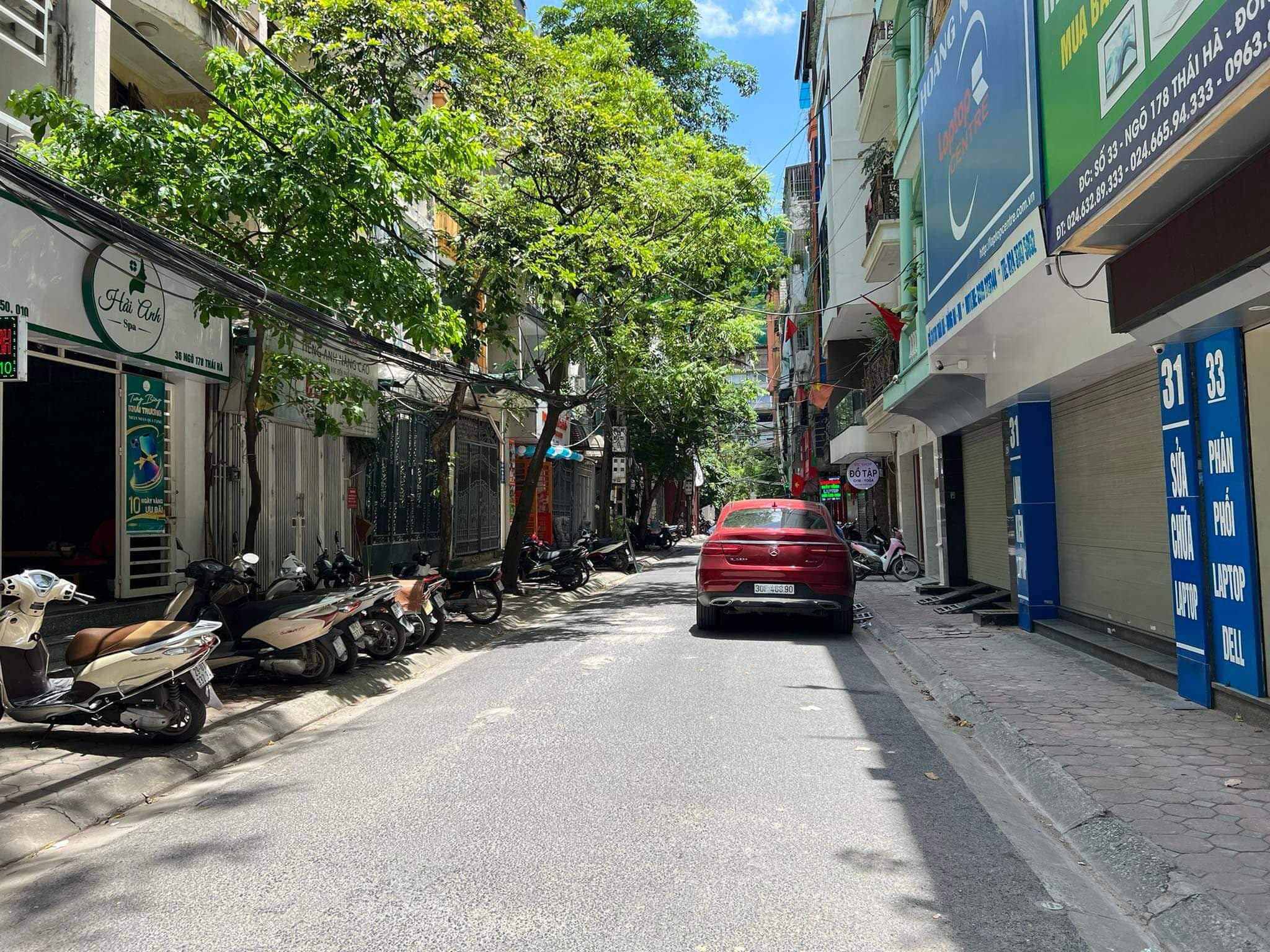 BÁN NHÀ THÁI HÀ – 45M2- MẶT TIỀN 4,5 M-TRƯỚC NHÀ RỘNG 4M- GIÁ 5.1 TỶ