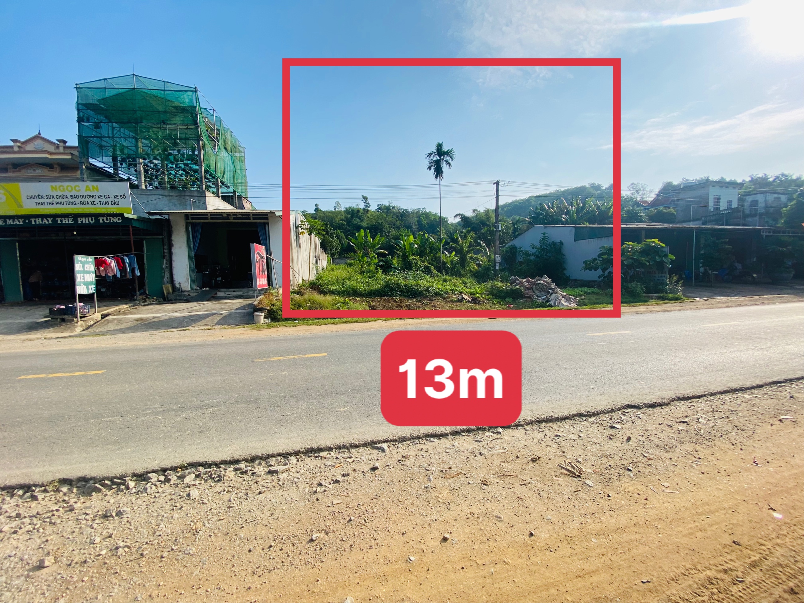 Bán gấp lô đất mặt đường QL12B có DT 474m2 full thổ cư ngay khu chợ Rạnh