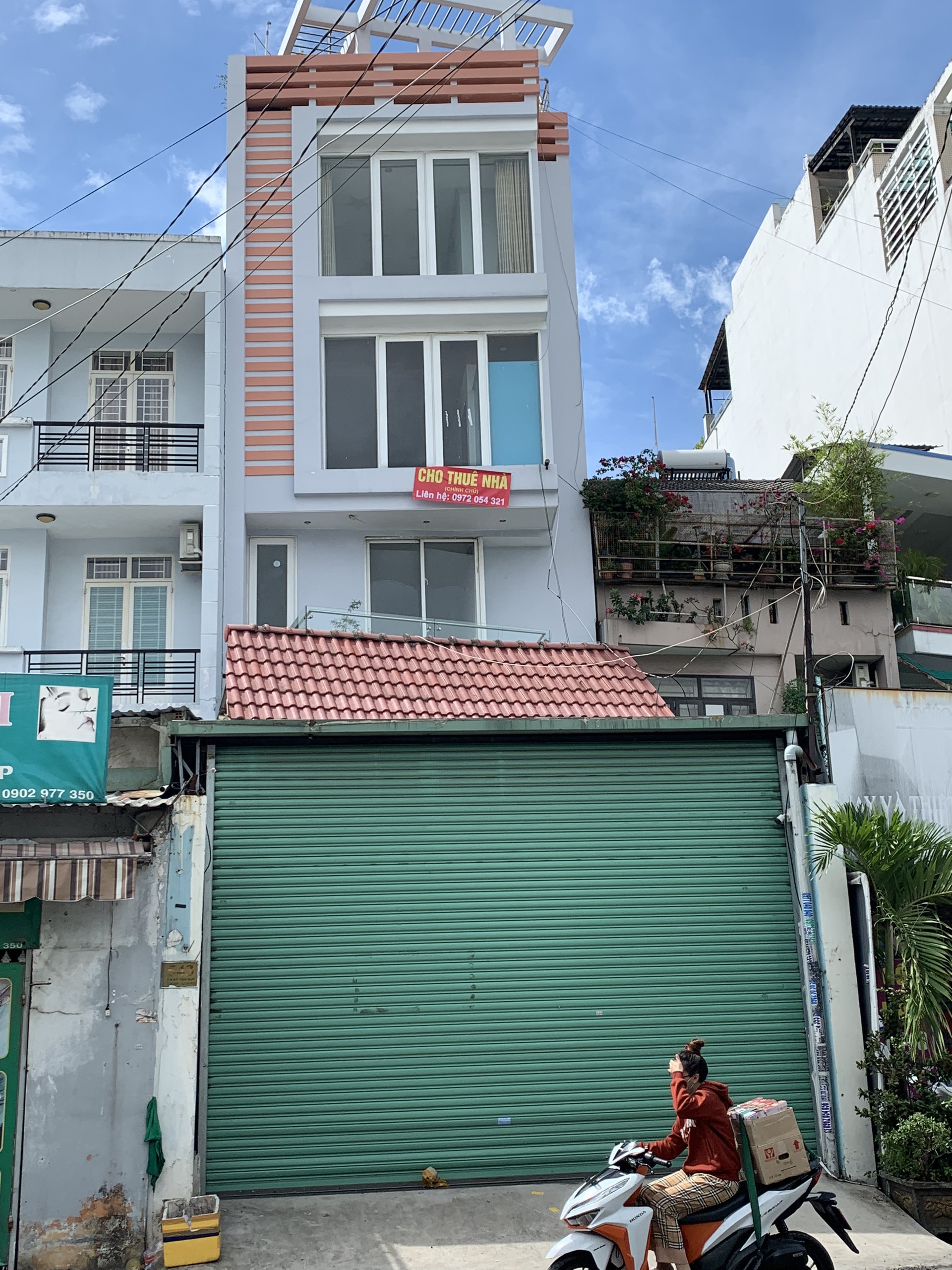 CHO THUÊ NHÀ NGUYÊN CĂN MẶT TIỀN ĐƯỜNG TÂN KỲ TÂN QUÝ