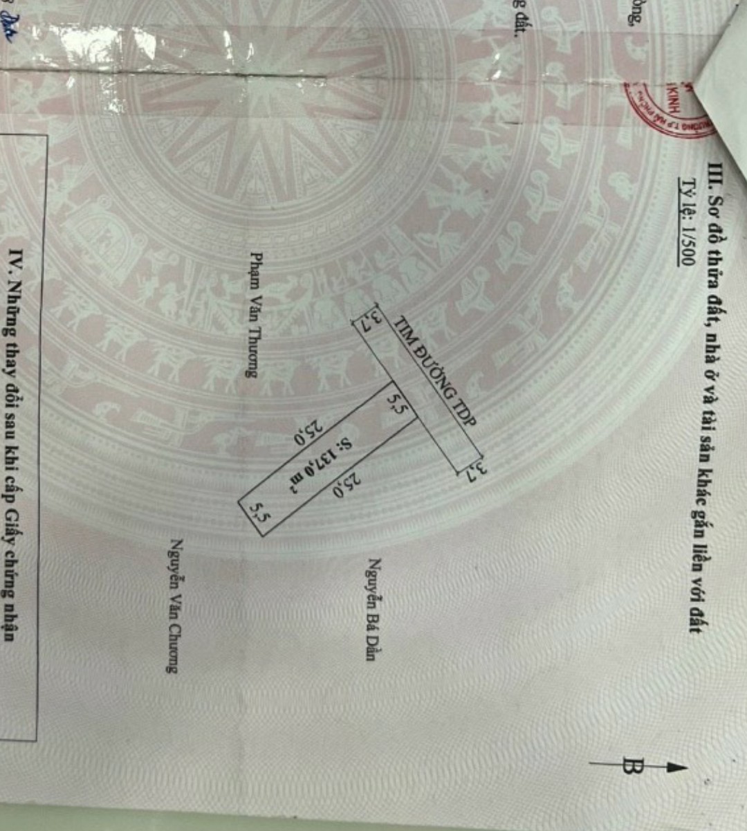 Lô đất 137m2 mặt đường nhựa Hải Thành 2 hơn 2 tỷ