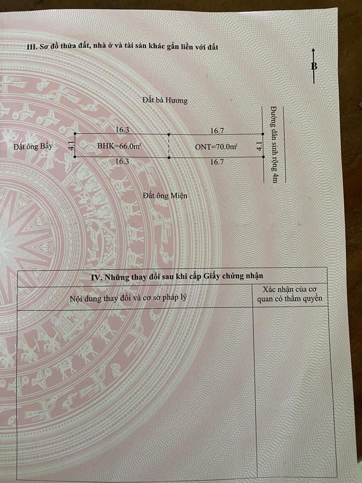 Bán đất đội 11 xã Thanh Hưng, huyện Điện Biên