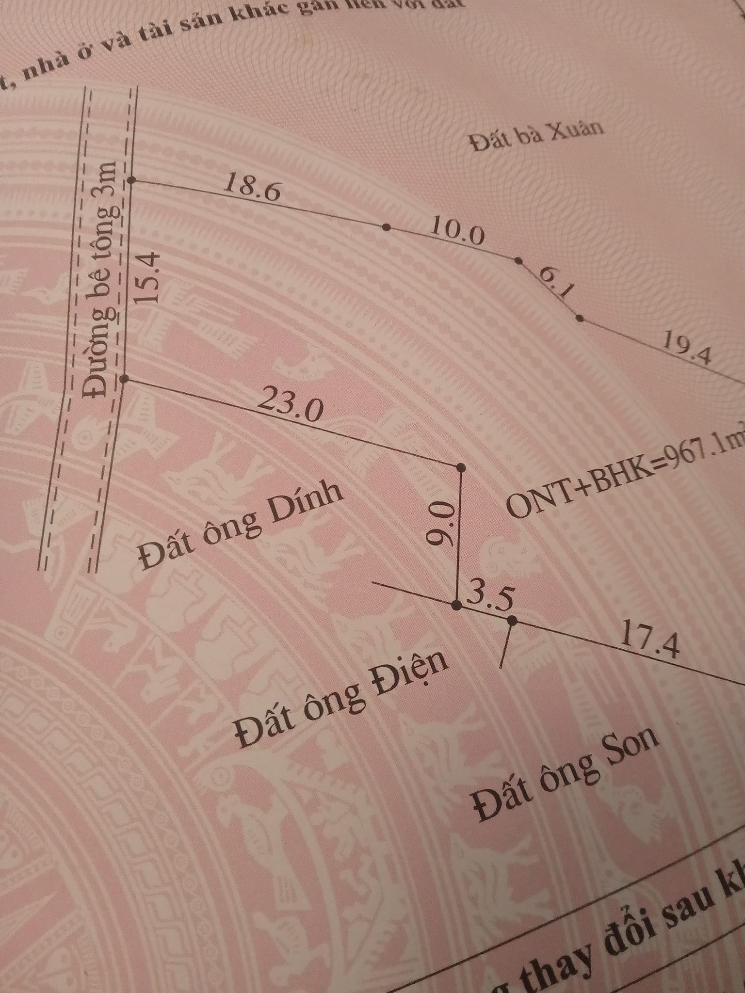 Nhà em cần bán mảnh đất trong Thanh Luông, huyện Điện Biên