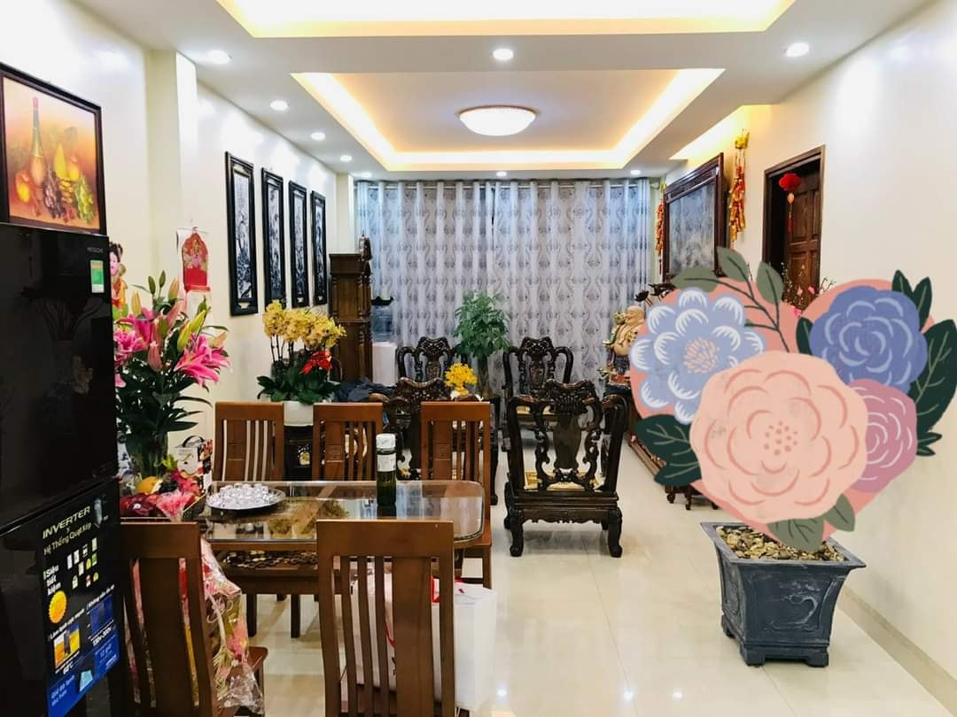 HIẾM...MẶT PHỐ HỒNG TIẾN CHỈ CÓ MỘT EM NÀY TẦM TIỀN NHÀ MỚI!. 4 TẦNG ĐẸP LUNG LINH, MẶT PHỐ KHÔNG VƯỚNG CẦU, VỈA HÈ