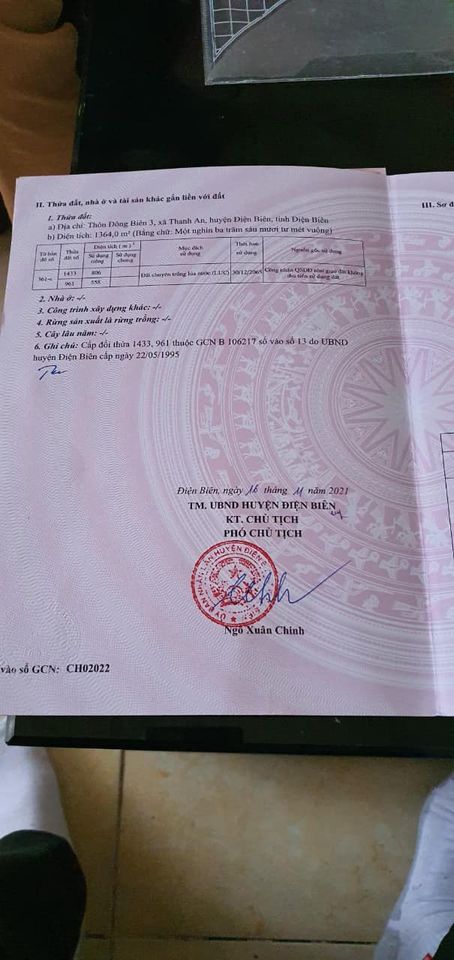 Mình cân bán nhà đất tại Thanh An, huyện Điện Biên Phủ