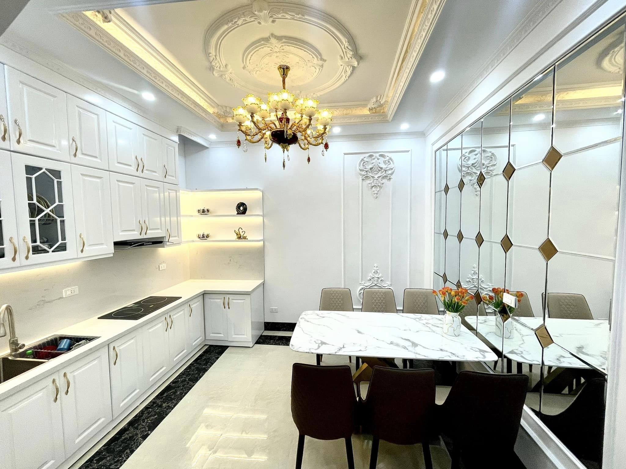 Bán nhà riêng phố Thịnh Quang-Thái Thịnh- Đống Đa 47m 5 tầng mt 4.3m giá 7.9 tỷ nhà mới full nội thất