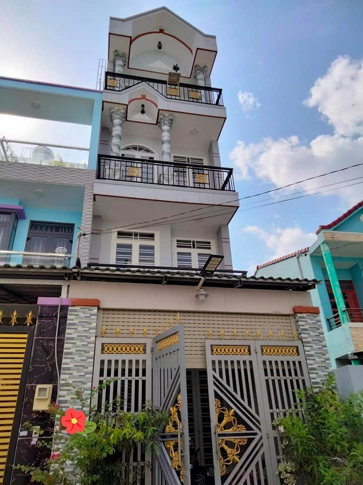 BÌNH TÂN - NHÀ 4 TẦNG CỰC ĐẸP 4 x 17.5 HXH THÔNG CHỈ 5.6 TỶ