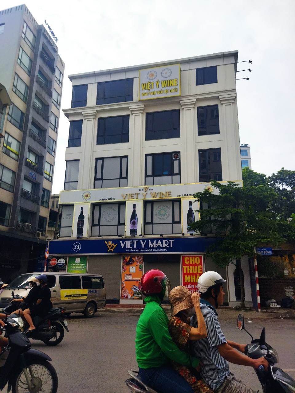 Cho thuê nhà mặt phố Nam Đồng mặt tiền 12m, có thang máy, gần hồ Đắc Di