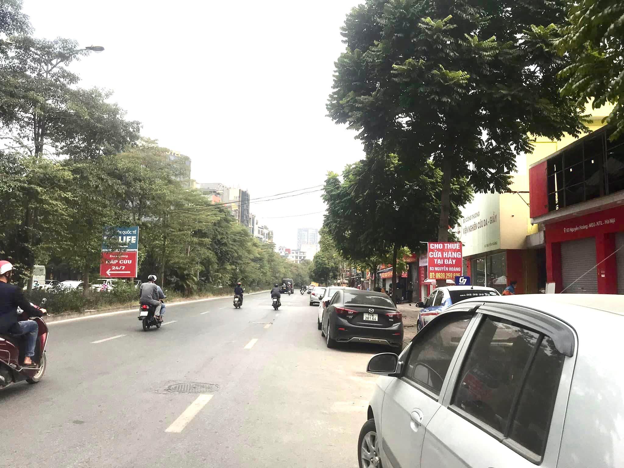 BÁN NHÀ MẶT PHỐ NGUYỄN HOÀNG, KD SẦM UẤT, Ô TÔ, 300M2, MT 8M, 70 TỶ