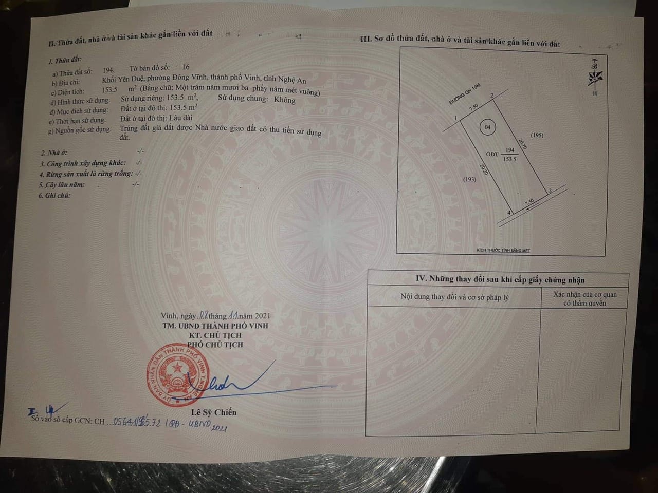 Đất Đấu Giá Yên Duệ ,Lối 2 Nguyễn Trường Tộ Phường Đông Vĩnh