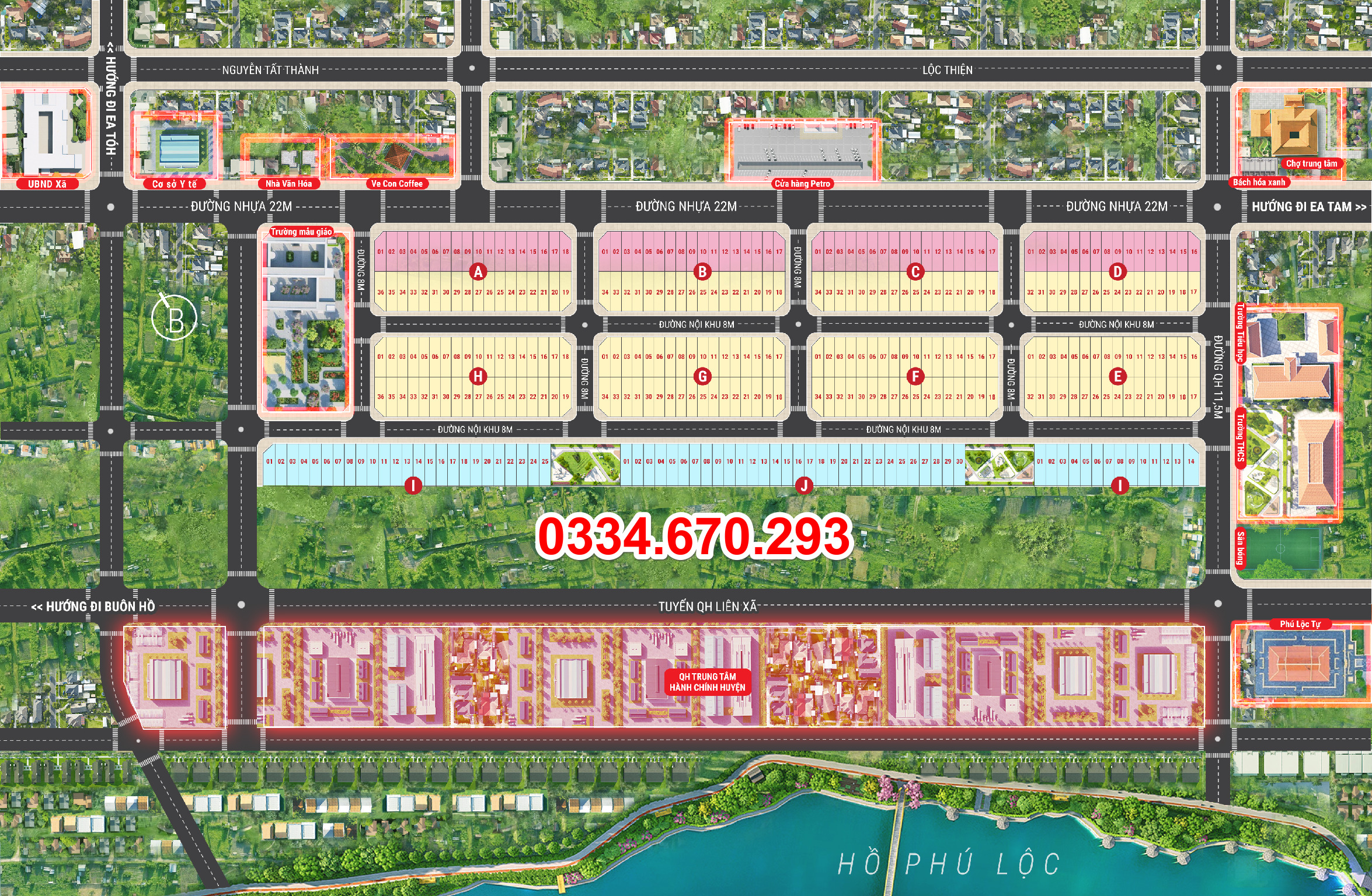 Đất nền trung tâm Krông Năng - sổ đỏ riêng từng nền - Gía đầu tư cực kỳ lý tưởng cuối năm 2022