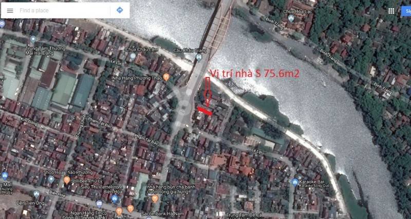 CHÍNH CHỦ CẦN BÁN NHÀ CẤP 4 ĐƯỜNG LÊ LỢI – P.LƯƠNG KHÁNH THIỆN -TP.PHỦ LÝ – HÀ NAM