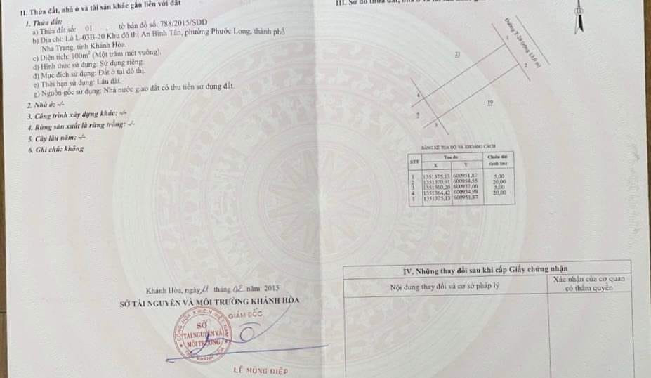 Đất đô thị An Bình Tân khu đô thị gần biển đã có sổ đỏ