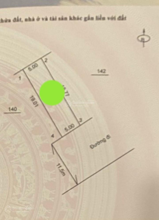 Cần bán mảnh đất 95m2 tại Thị Xã Sơn Tây, gần ngay KDT HUD, mặt tiền 5m, rất tiện kinh doanh