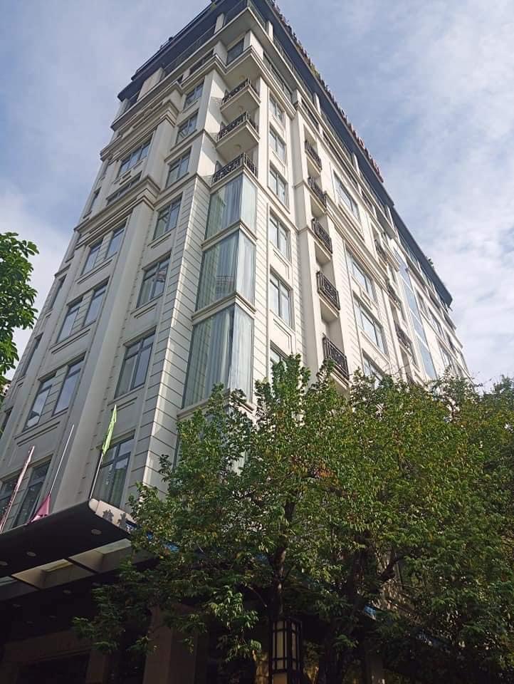BÁN NHANH CÁI KHÁCH SẠN ĐẲNG CẤP 3 SAO - APARTMENT - PHỐ TRẦN THÁI TÔNG - 155m2 , 12 TẦNG , MẶT TIỀN 10m
