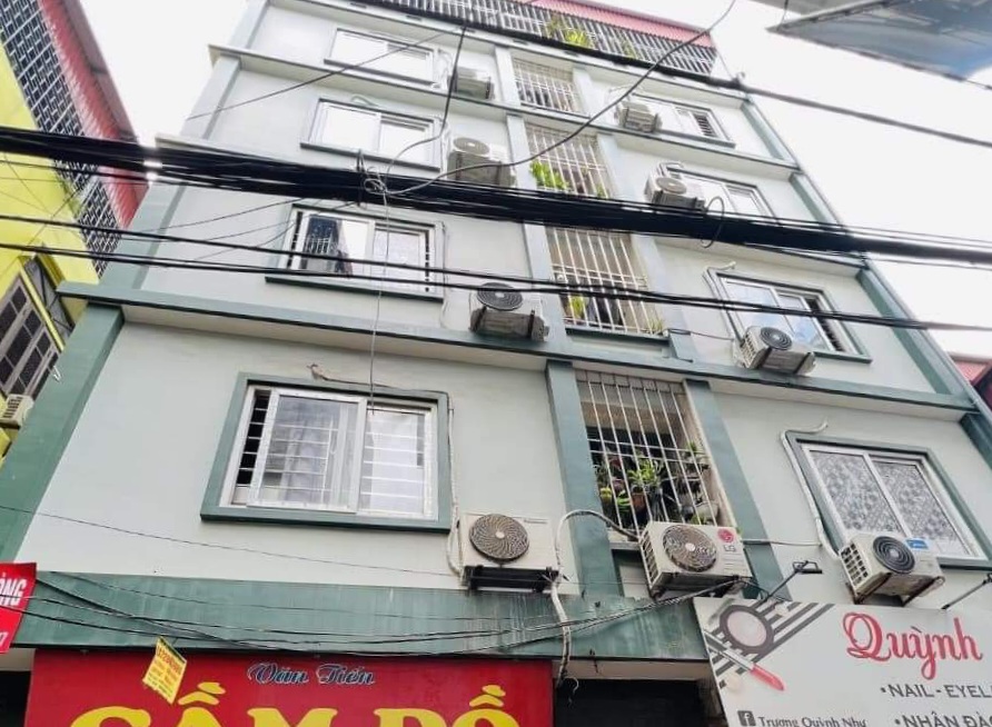 Bán nhà Cầu Giấy- tòa nhà 107m² x 7tg x 9m mặt tiền. Lô góc, thang máy, kinh doanh, trước nhà oto tránh- giá 20ty