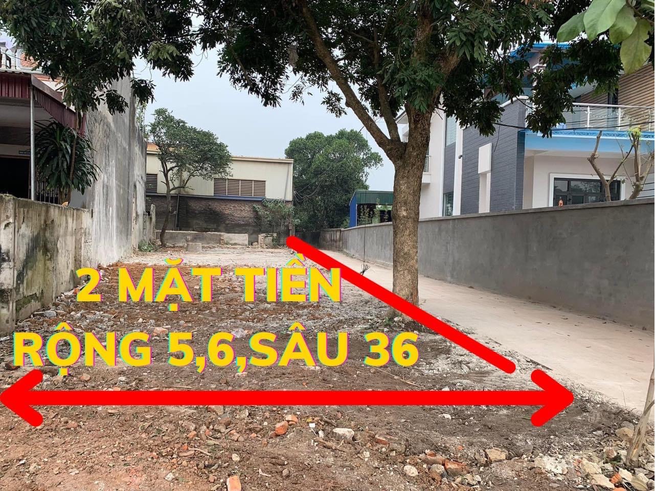 Bán lô đất 2 mặt tiền 222m2 đường Thanh Niên Xung Phong,p Tân Lập ,tp Thái Nguyên