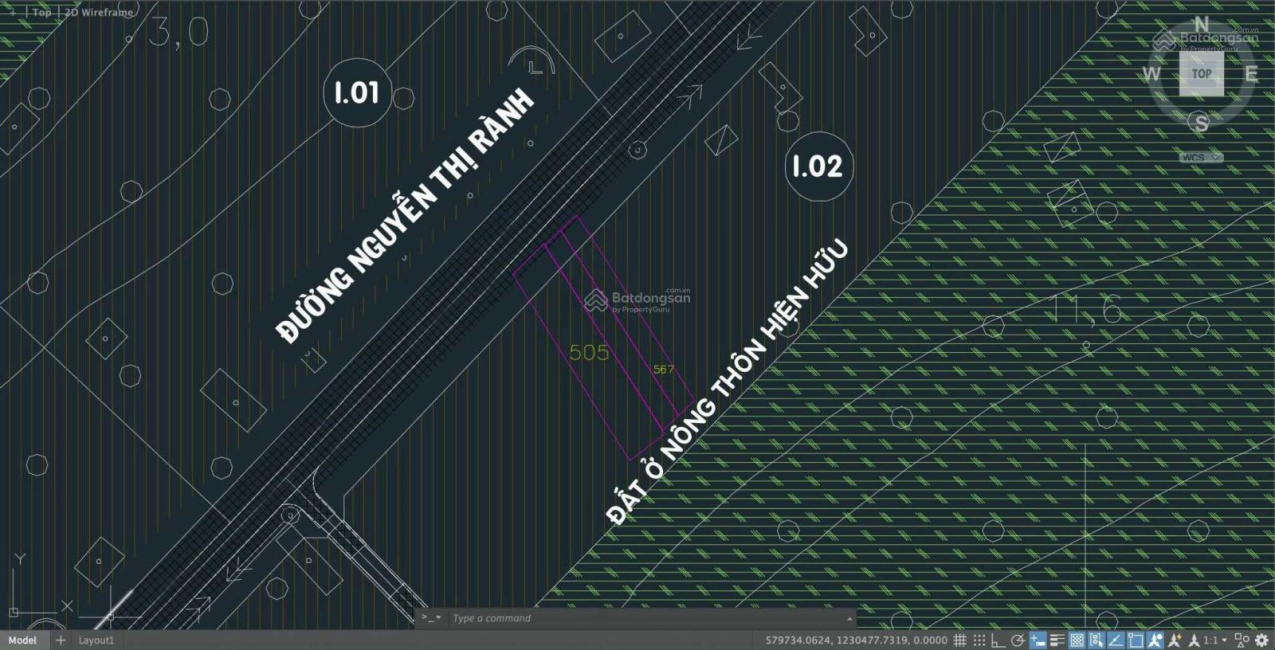 Mặt tiền Nguyễn Thị Rành DT 12*60=720m2, QH KDC hiện hữu, giá 5,7 tỷ, rẻ nhất trục. LH 0973 610 214