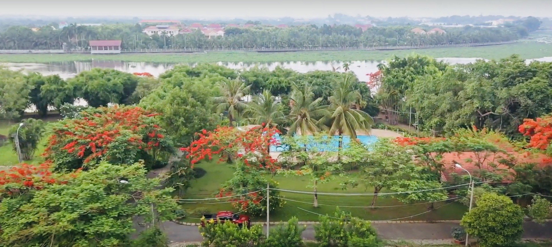 Bán nhà biệt thự mới xây trên đất nền 250m² giá 7.1 tỷ nằm trong khu biệt thự Tuyết Anh Riverside Village tại Bình Mỹ -