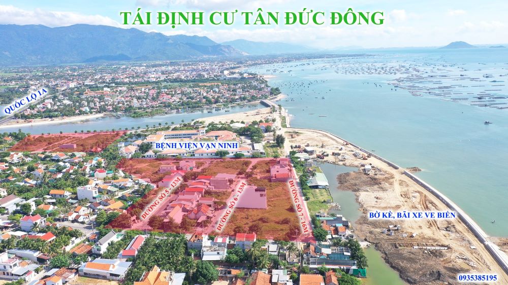 Lô nhỏ tái đinh cư Tân Đức Đông, hướng ĐN sát biển