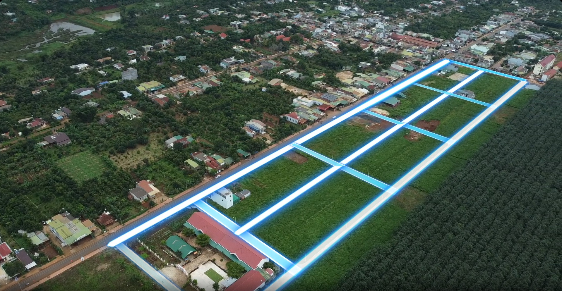 Pháp lý chuẩn chỉnh sổ đỏ từng nền - Đất xnền trung tâm hành chính huyện Krông Năng, Đắk Lắk