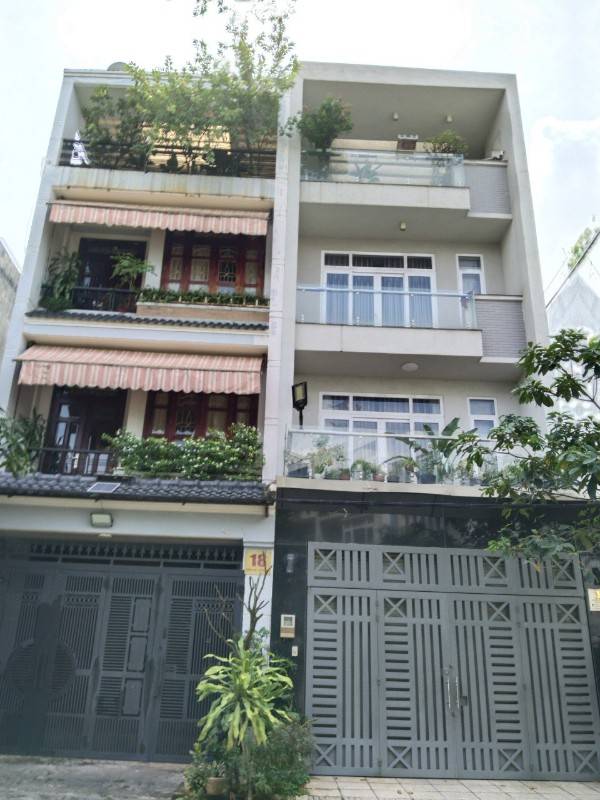 Bán nhà phố đẹp An Phú An Khánh, sổ hồng, 4x20m trệt 3 lầu. Giá 18 tỷ