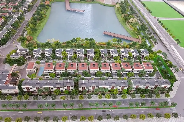 Vị trí và diện tích của khu biệt thự liền kề Starlake biet thu lien ke starlake 2