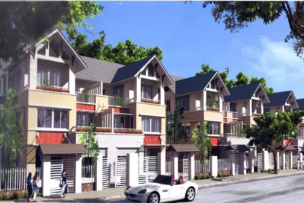 Kiến trúc của khu biệt thự liền kề Starlake biet thu lien ke starlake 3