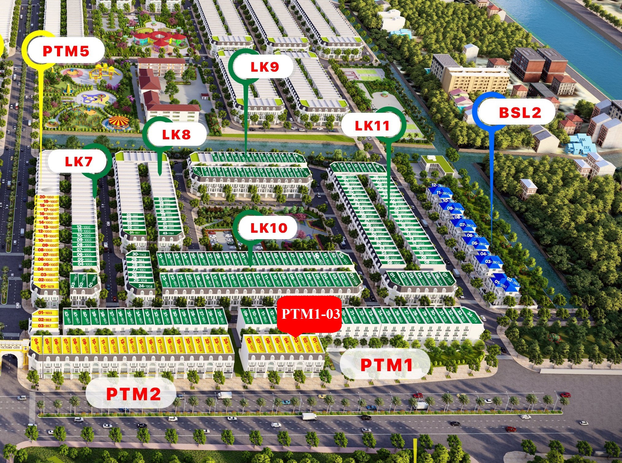 Giảm 617tr căn Shophouse đối diện tỉnh ủy Khu đô thị DIC Victory City Hậu Giang