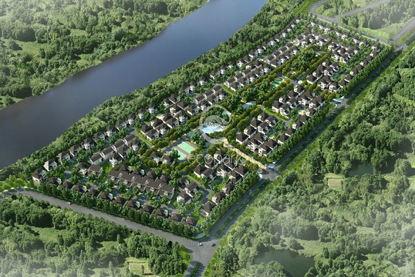 vị trí và quy mô mua bán biệt thự vườn tùng Ecopark
