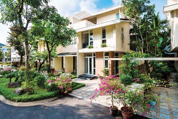Thiết kế biệt thự song lập vườn tùng Ecopark