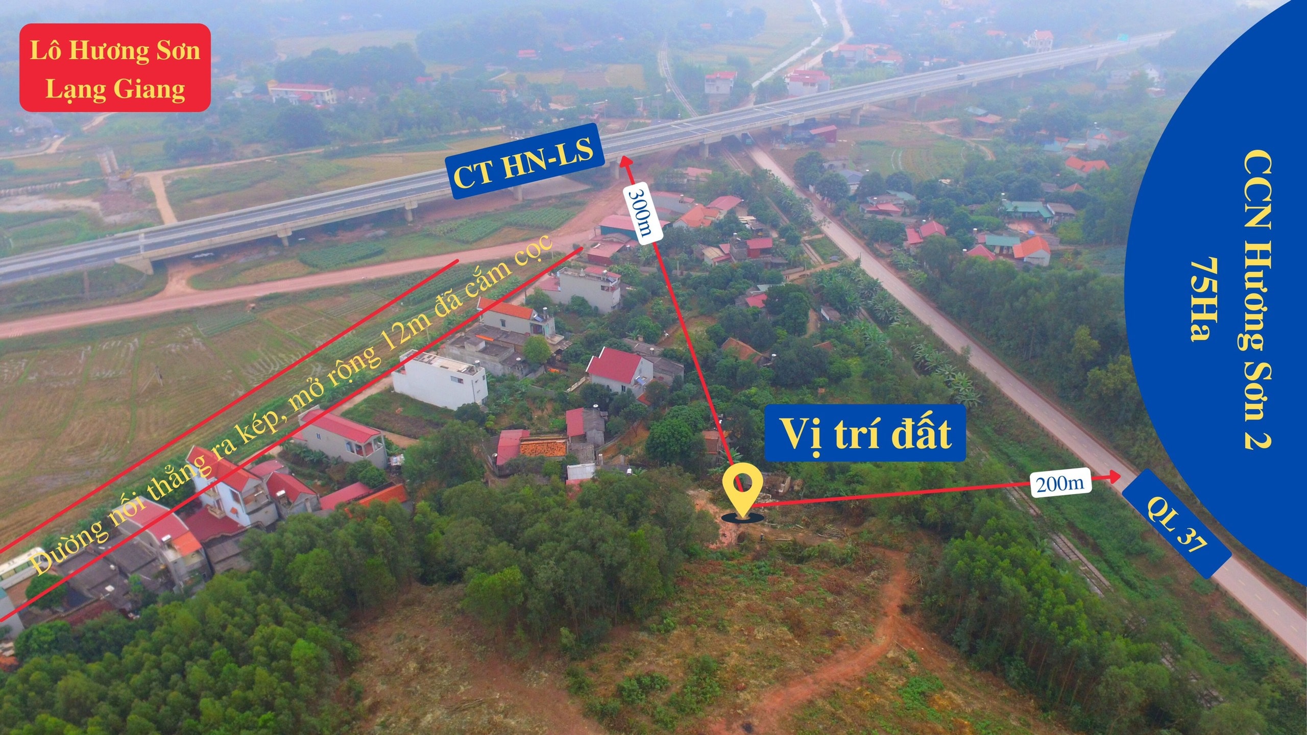 CHÍNH CHỦ bán lô đất Lạng Giang, Bắc Giang giá 4xxTr