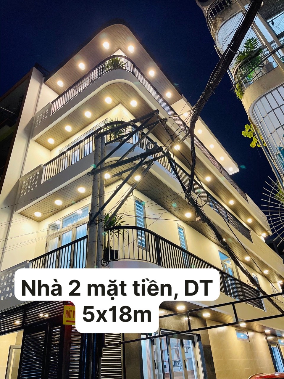 NHÀ 2 MẶT TIỀN - FULL NỘI THẤT 5 SAO - DT 5 x 18M