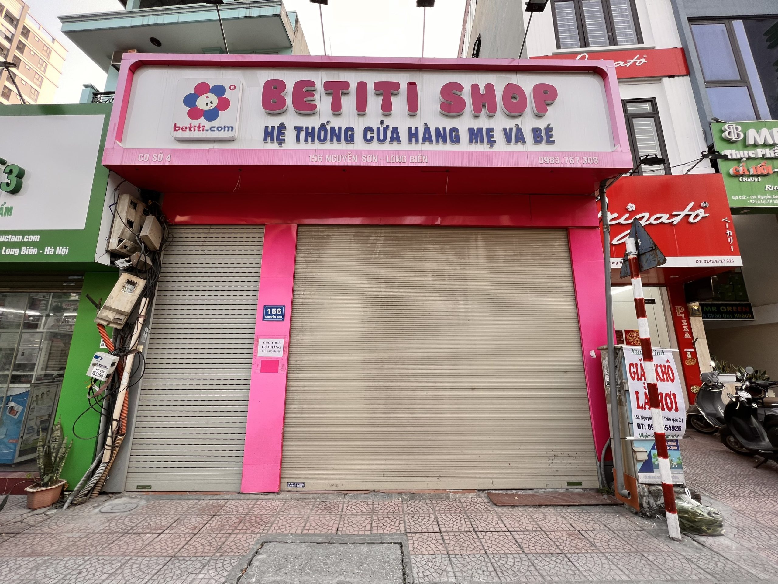 Cho thuê nhà mặt phố Nguyễn Sơn, mặt tiền 6m