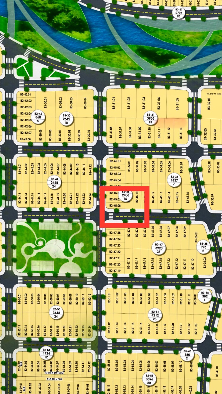 Sản phẩm 2 mặt tiền đối diện công viên V1 Fpt