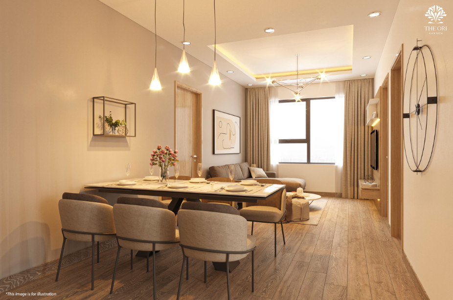 Cần nhượng lại căn 2PN dự án The Ori Garden, full nội thất