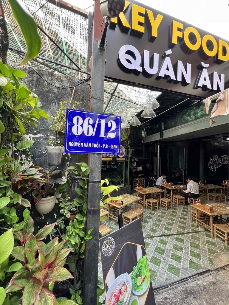 Sang quán ăn cafe trung tâm Phú Nhuận đang kinh doanh tốt