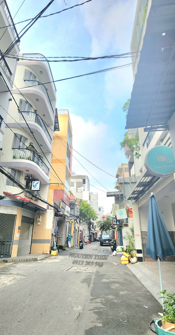 Bán nhà 2MT KD CHDV HXH Lê Văn Sỹ thông Trường Sa, Q3. DTS 378,8m2; Hầm, 5 tầng.