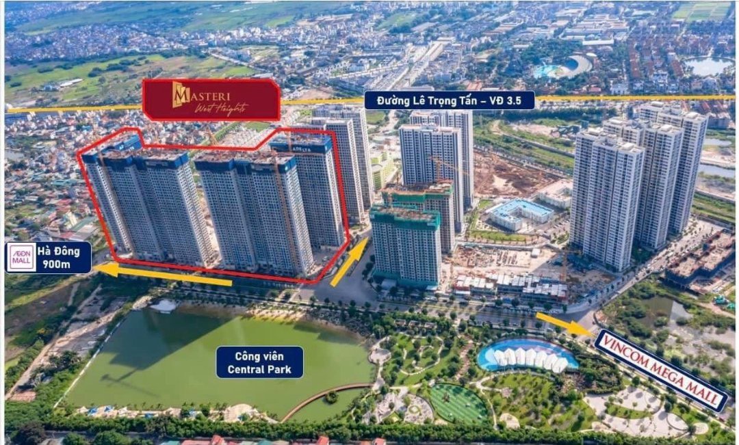 Dự án Masterise West Heights Tây Mỗ - Đại Mỗ, Nam Từ Liêm