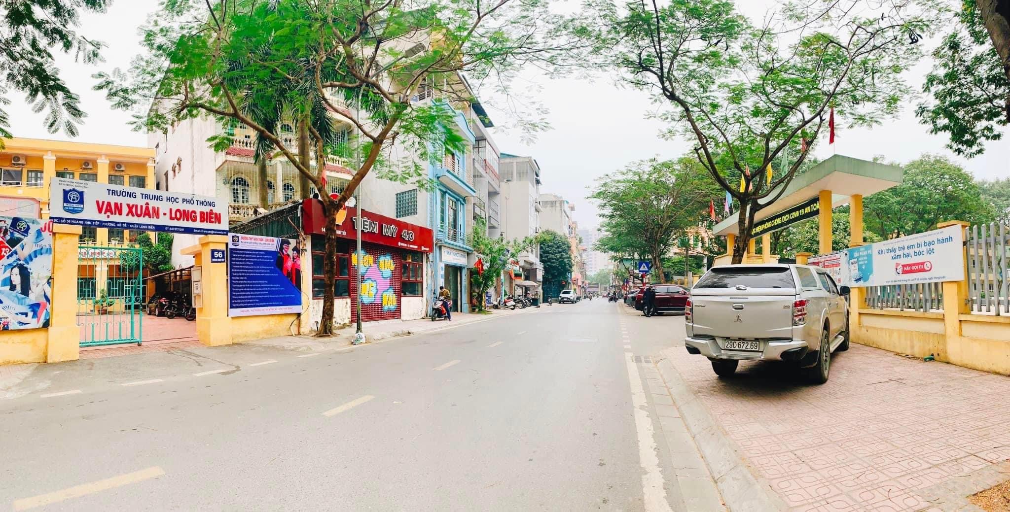 Bán nhà 2 thoáng 205m2 x 5 tầng mặt tiền 9m mặt phố Hoàng Như Tiếp Long Biên giá 34.5 tỷ