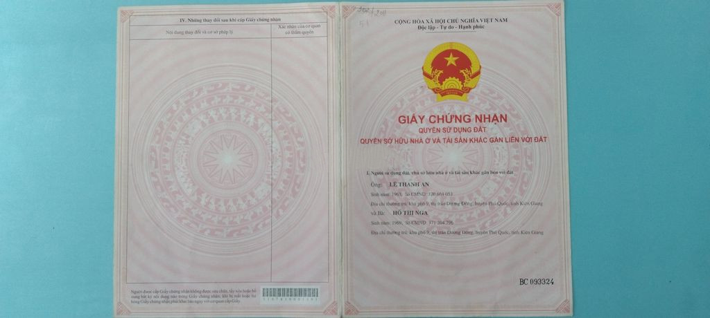 CHÍNH CHỦ BÁN 439.4M2 ĐẤT KÈM NHÀ CẤP 4 GIÁ RẺ NGAY MT BIỂN-PHÚ QUỐC