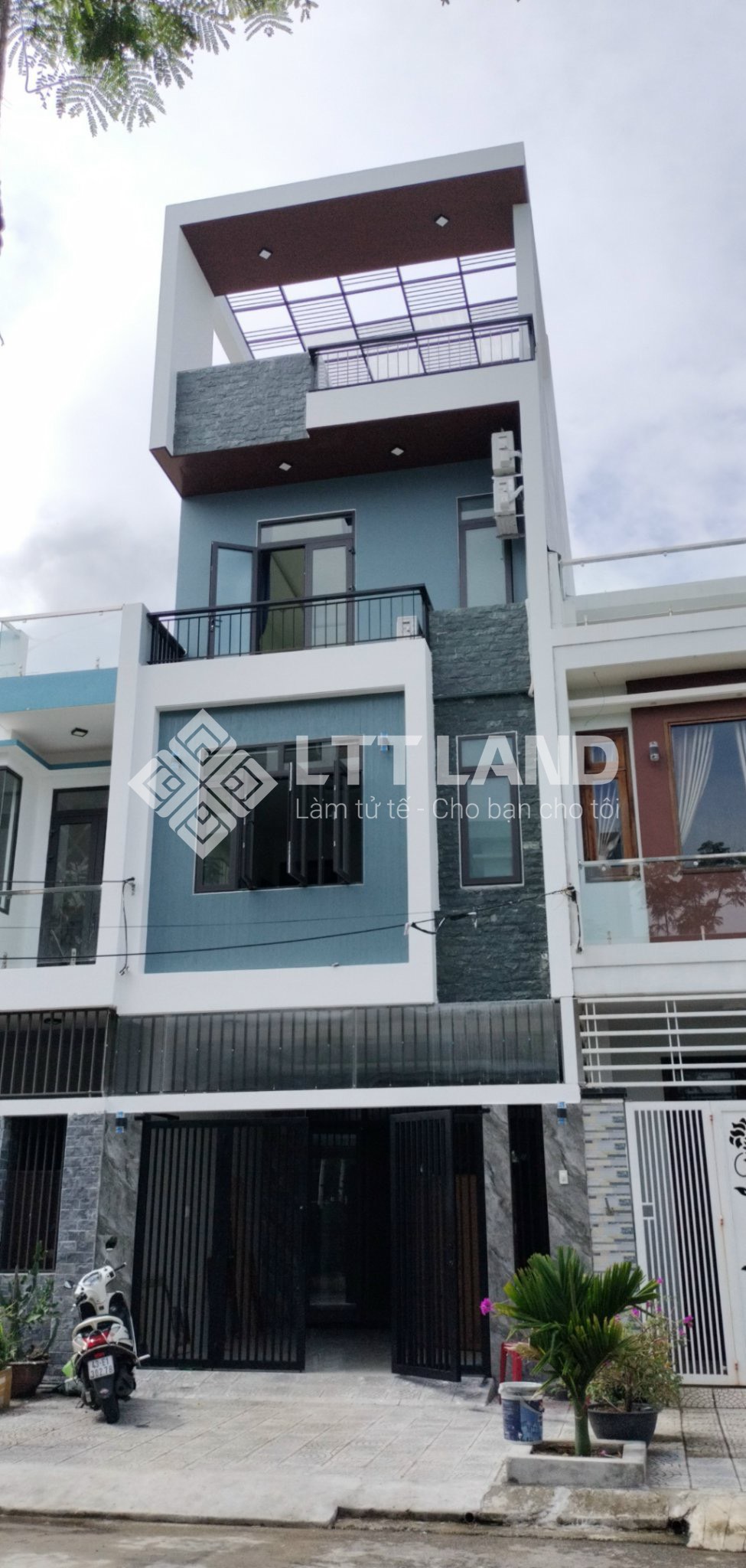 Một chiếc nhà siêu mới, mới hoàn thành và cần cho thuê