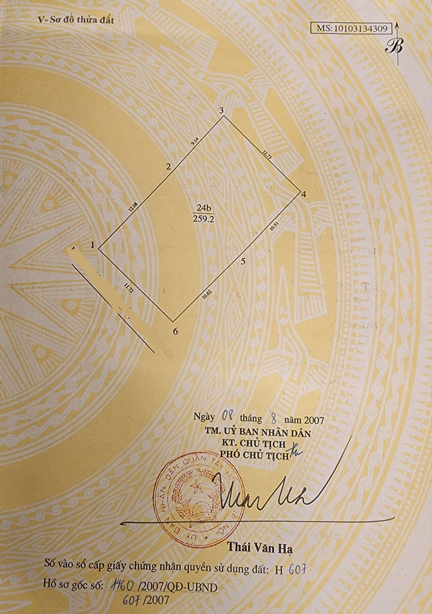 Bán Biệt thự Lạc Long Quân, Tây Hồ - Diện tích sổ đỏ 260m2, 4 tầng, mt 11.7m, giá 28 tỷ