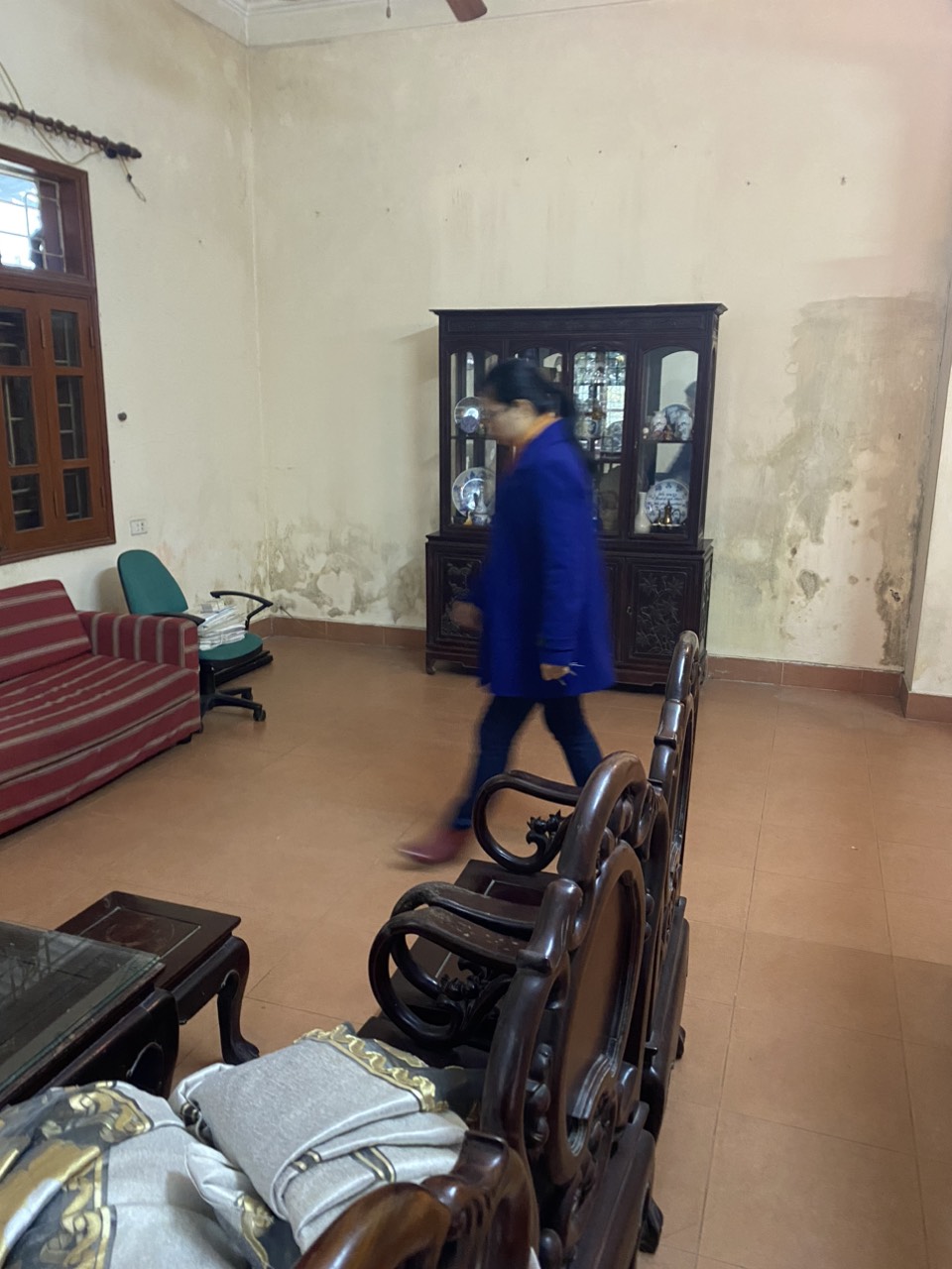 Cho thuê nhà mặt ngõ Phố Hoàng Hoa Thám, Vĩnh Phúc. Nhà sân vườn rộng thoáng. Giá chỉ 12tr